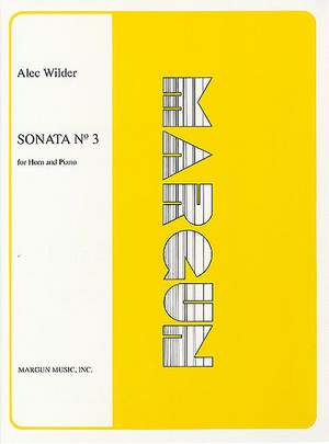 Alec Wilder: Sonata No.3