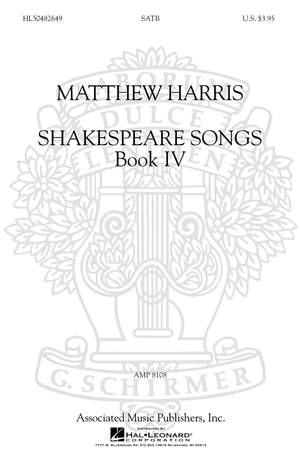 Matthew Harris: Shakespeare Songs, Book IV