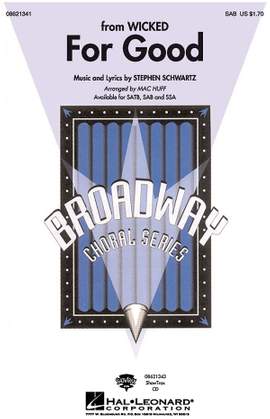 Stephen Schwartz: For Good