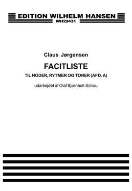 Claus Jorgensen: Facitliste Til Claus Jorgensen