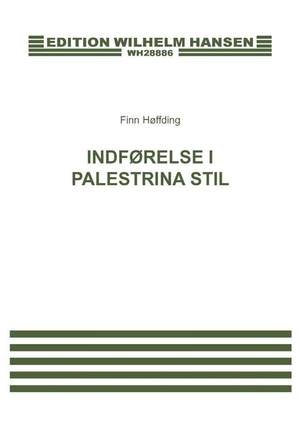 Finn Hoffding: Indforelse I Palestrina Stil