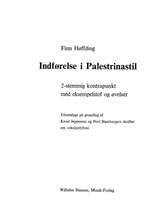 Finn Hoffding: Indforelse I Palestrina Stil Product Image
