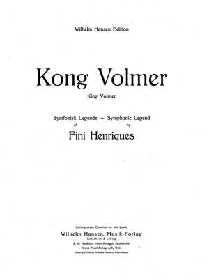 Fini Henriques: Kong Volmer, Symfonisk Legende