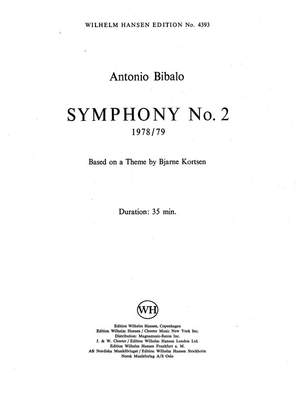 Antonio Bibalo: Symfoni Nr. 2 1978-79