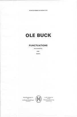 Ole Buck: Punctuations