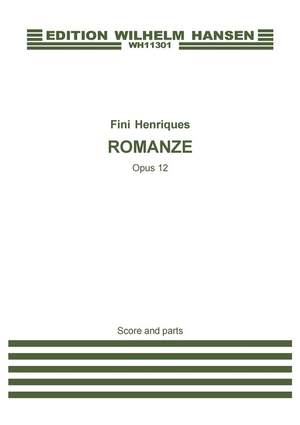 Fini Henriques: Romance Op. 12 for Violin Solo and Strings