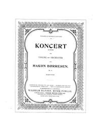 Hakon Borresen: Violinkoncert I G-dur Op. 11