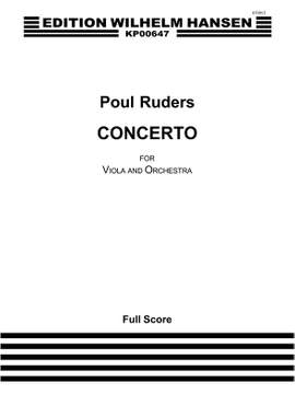 Poul Ruders: Concerto For Viola And Orchestra