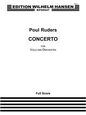 Poul Ruders: Concerto For Viola And Orchestra