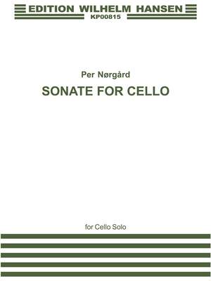 Per Nørgård: Sonate For Cello-Solo