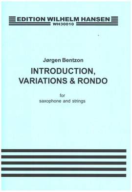 Jørgen Bentzon: Introduction Variations & rondo