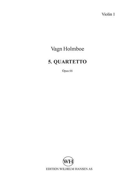 Vagn Holmboe: String Quartet No.5 Op.66