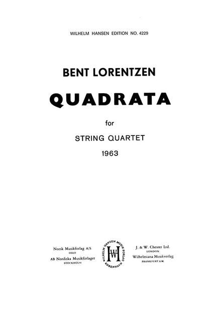Bent Lorentzen: Quadrata 1963