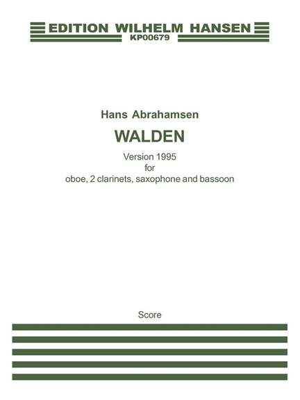 Hans Abrahamsen: Walden - Version 1995