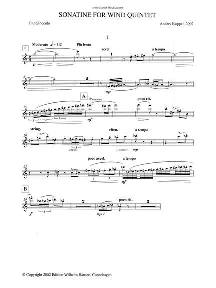 Anders Koppel: Sonatine