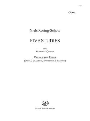 Niels Rosing-Schow: 5 Studies For Reed Quintet