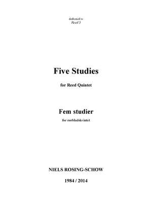 Niels Rosing-Schow: 5 Studies For Reed Quintet