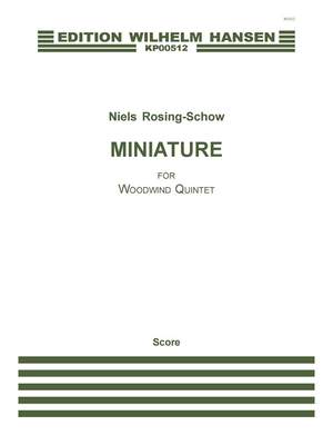 Niels Rosing-Schow: Miniature