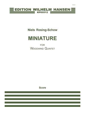 Niels Rosing-Schow: Miniature