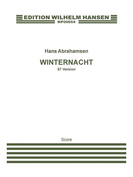 Hans Abrahamsen: Winternacht - 87 Version