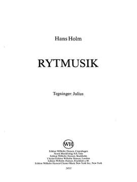 Hans Holm: Rytmusik, Melodihaefte 4