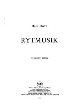 Hans Holm: Rytmusik, Melodihaefte 3