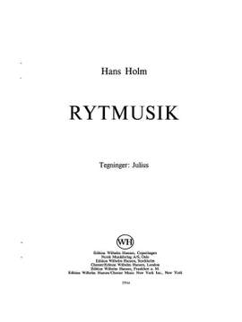 Hans Holm: Rytmusik, Melodihaefte 2