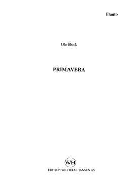 Ole Buck: Primavera (1984)