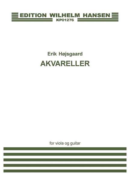 Erik Hojsgaard: Akvareller