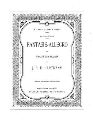J.P.E Hartmann: Fantasi-Allegro 1889