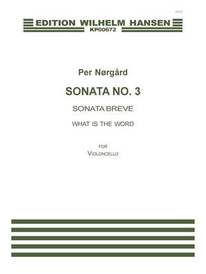 Per Nørgård: Sonata No.3