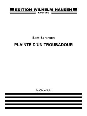 Bent Sørensen: Plainte D'un Troubadour