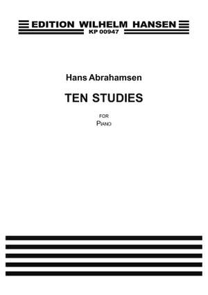 Hans Abrahamsen: Ten Studies For Piano