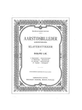 Sigurd Lie: Arstidsbilleder