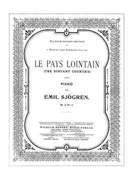 Emil Sjogren: Det Fjerne Land Op. 41 No. 2