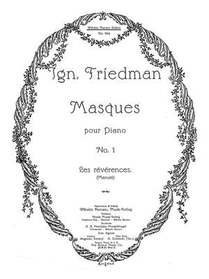 Ignaz Friedman: Masques - No. 1 Les Reverences