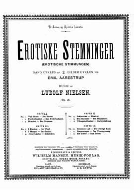 Ludolf Nielsen: Erotiske Stemninger Op. 26