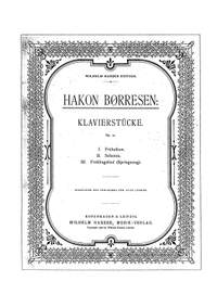 Hakon Borresen: Klavierstücke - No.1 Praeludium