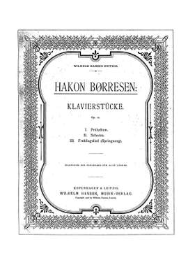 Hakon Borresen: Klavierstücke - No.1 Praeludium
