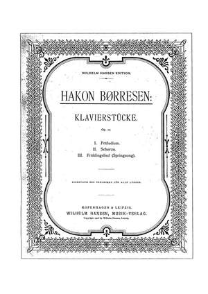 Hakon Borresen: Klavierstücke - No.1 Praeludium