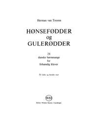 Herman Van Tooren: Honsefodder og Gulerodder, Kopi