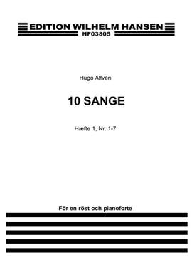 Hugo Alfvén: 10 Sange Haefte 1