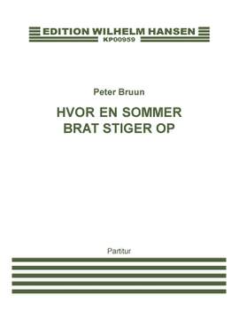 Peter Bruun: Where A Summer Suddenly Arises