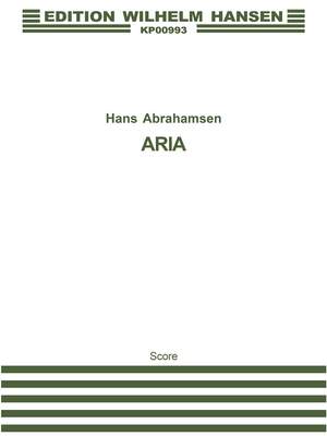 Hans Abrahamsen: Aria - Partitur