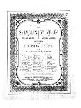 Christian Sinding: Sylvelin Op.55-1