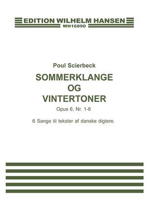 Poul Schierbeck: Commerlange og Vintertoner Op. 6 No. 1-6