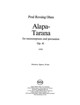 Poul Rovsing Olsen: Alapa-Tarana Op. 41