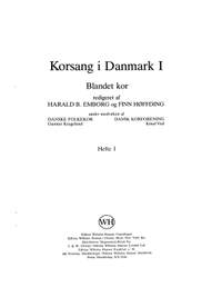 Harald Bjerg Emborg_Finn Hoffding: Korsang i Danmark 1, Hefte 1