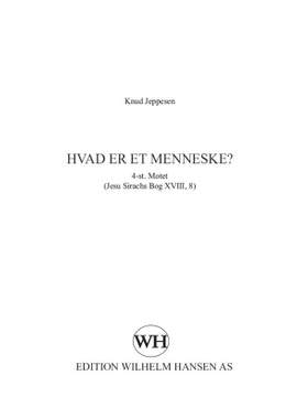 Hvad Er Et Menneske Fsl 73