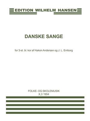 Danske Sange..  Fs10,3